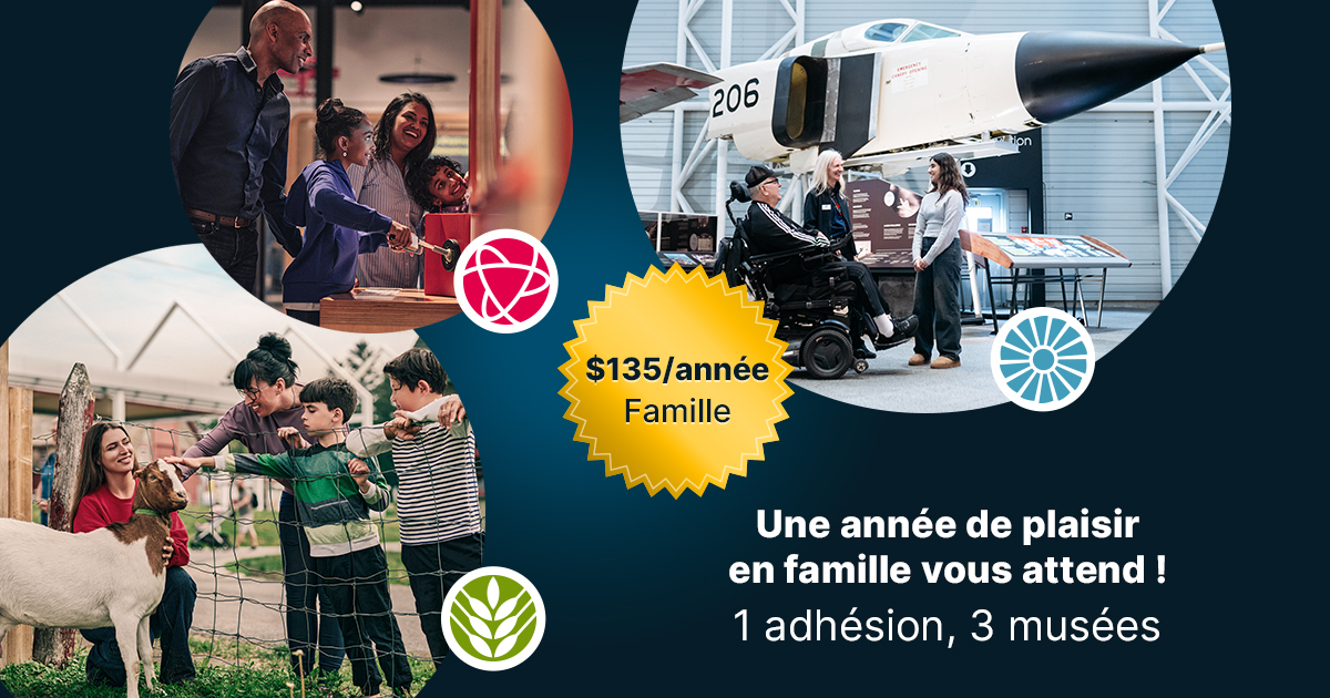 ✨ Embarquez pour une année de plaisir en famille! Avec une adhésion à Ingenium, votre équipe bénéficie d’un accès illimité à nos TROIS incroyables musées à Ottawa. Laissez votre curiosité vous guider! 

ingenium.ca/fr/adhesion/