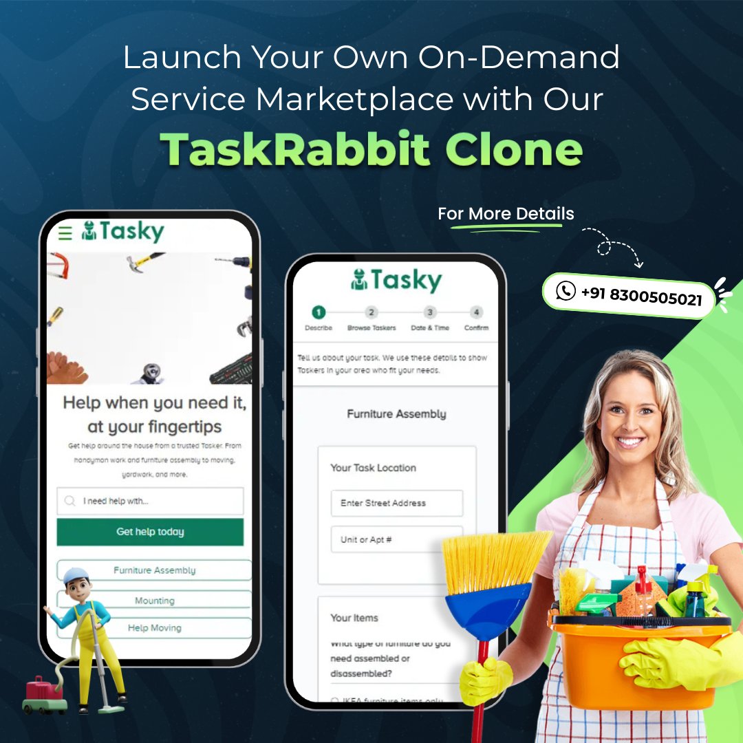 SangVishTech's tweet image. Dreaming of launching the next big on-demand service platform? Start with our TaskRabbit Clone – Your shortcut to success!
Visit: sangvish.com/taskrabbit-clo…
#StartupLaunch #TaskrabbitClone #Business #TaskrabbitCloneScript #Sangvish