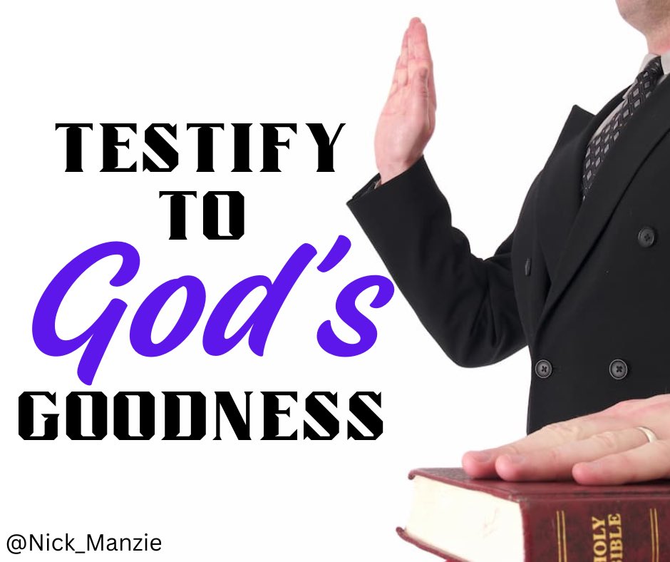 NickManzie's tweet photo. How have you been a witness to Christ this week?

Share your personal experience and knowledge of Jesus with others today. (Acts 1:8)

#Gospel #JesusSaves #Jesus #God #Faith #Christian #Love #JesusChrist #Christianity #Christ #Godisgood #Hope #Truth #Grace #Praise #SBC25 https://t.co/A6uG13L35m