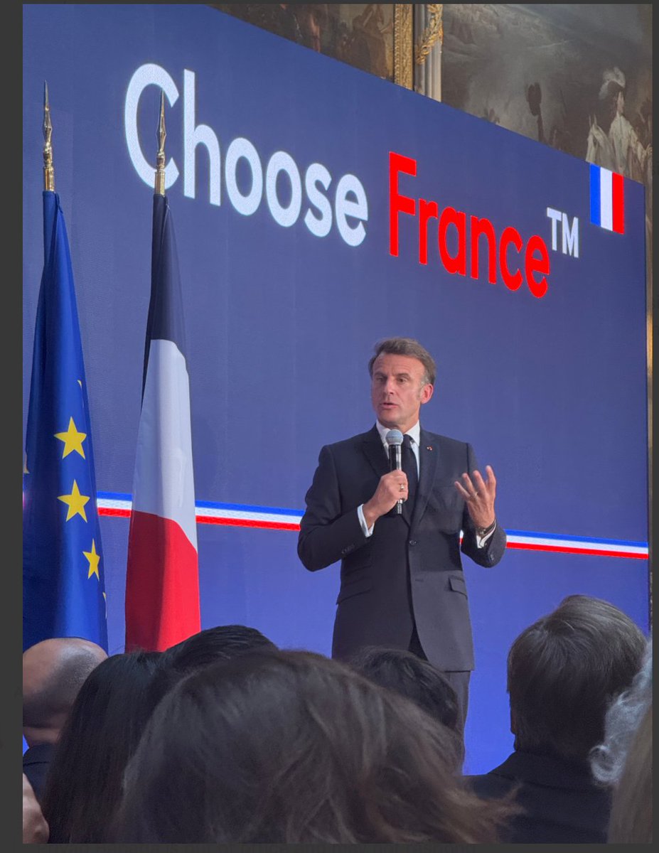 This week I joined leaders at the Choose France Summit, hosted by President <a href="/EmmanuelMacron/">Emmanuel Macron</a>, to discuss the future of energy and industrial investment. The conversations underscored the growing importance of digital infrastructure and the role <a href="/MARAHoldings/">Moved to @MARA</a> plays in shaping its