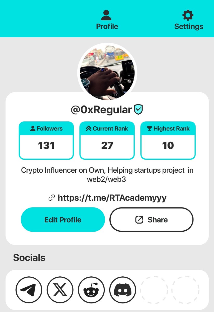 xRegulaOfficial's tweet photo. 📢@ownapp_  beta testing is live!!

Enjoy watching and creating quality content with @ownapp_ 

Start your journey with the link below 👇

https://t.co/upqBLK0HXr https://t.co/AdSvx3aZ5c