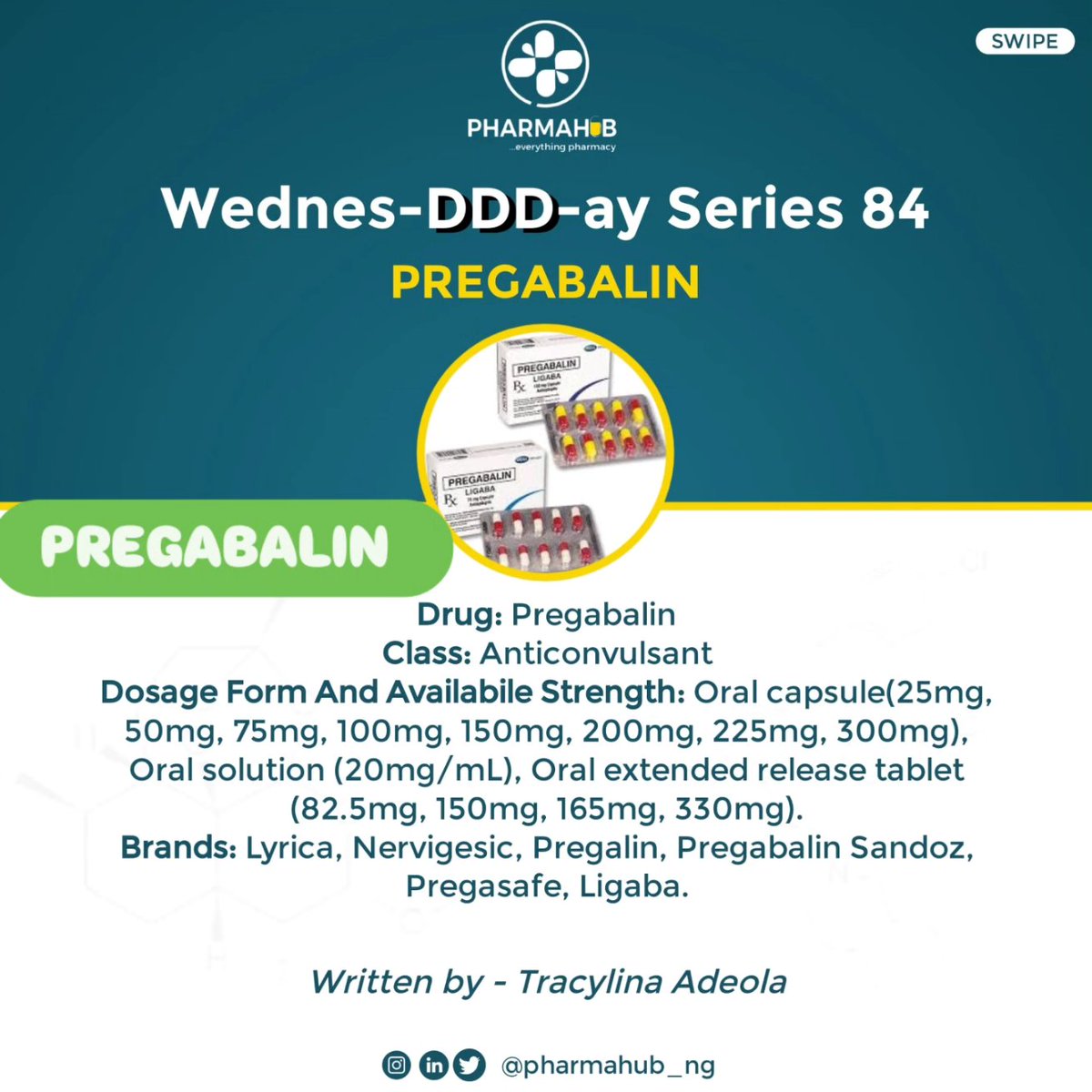 pharmahub_NG's tweet image. #Pregabalin