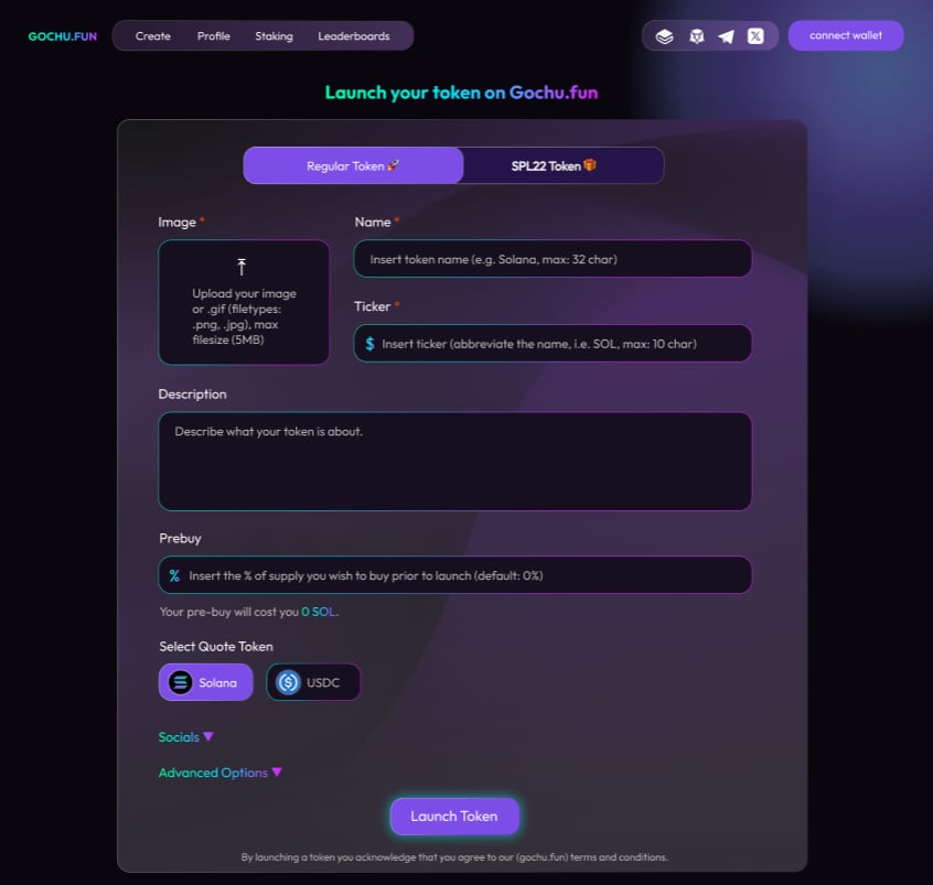 GapsMeta's tweet image. Don't tell the bosses...
I stole a screenshot of the token launching section - Big Upgrades Coming to Gochu.fun! 🛠️

Team has been building behind the scenes — and the next chapter of @gochufun  on @solana is COMING SOON!

✨ A Fresh New UI
We’re redesigning our…