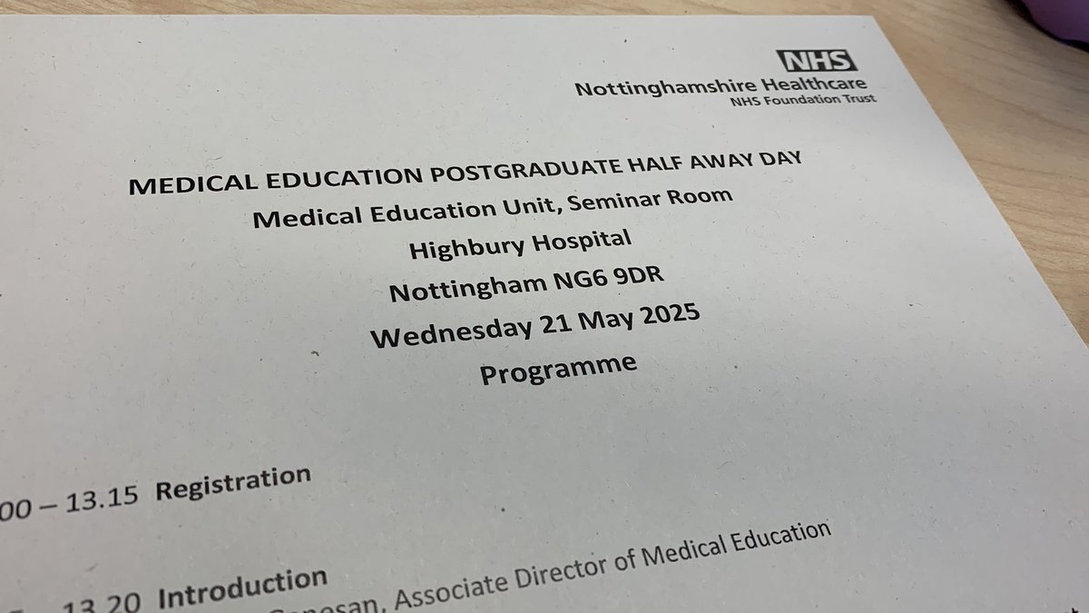 Nottinghamshire Healthcare Medical Education tweet media