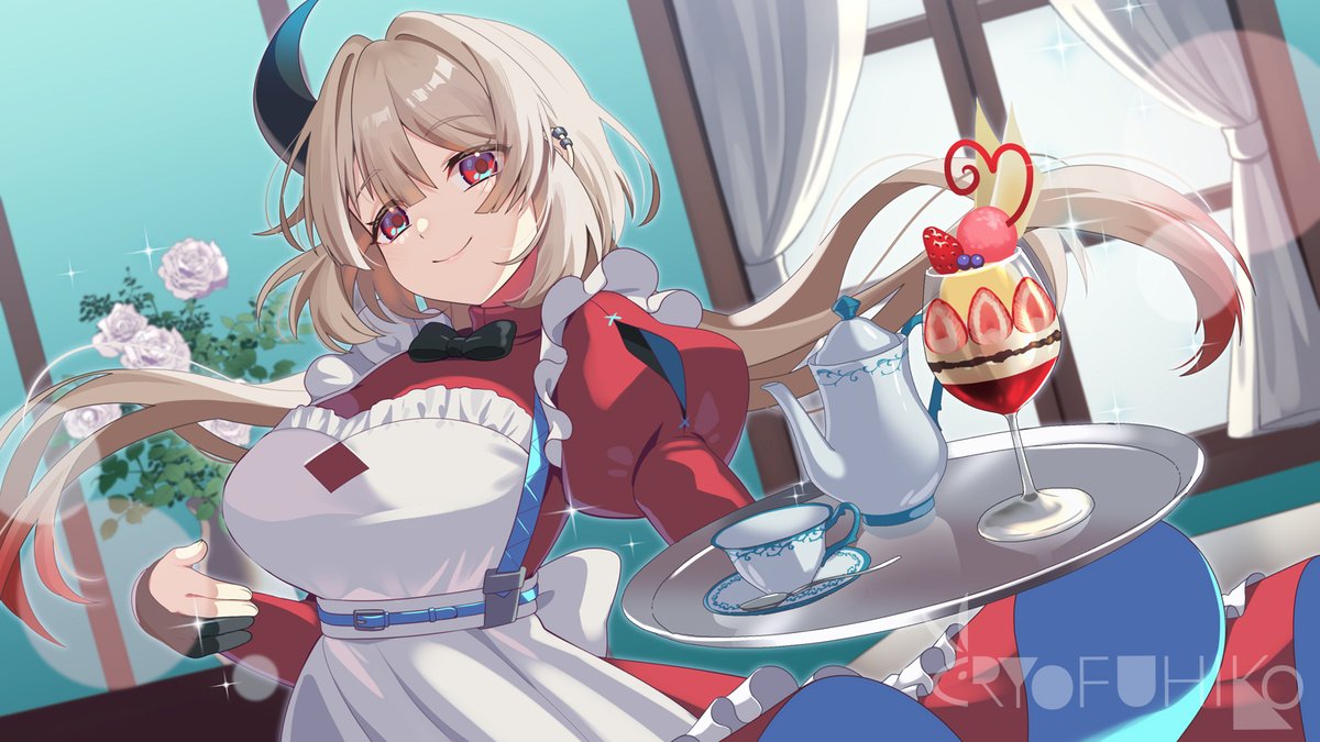 「#クリエイター様の中に青の作品をお持ちの方はいらっしゃいませんか大分怪しいけど比」|りょふ彦@絵仕事募集中のイラスト