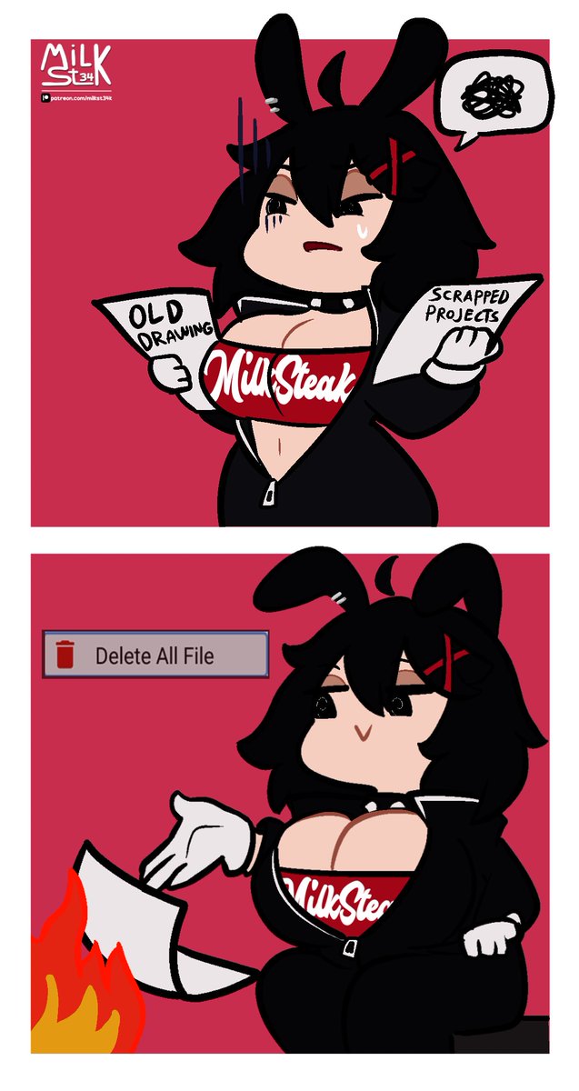 MilkSt34k's tweet photo. I hate my old drawings... https://t.co/55ytv5fK9l