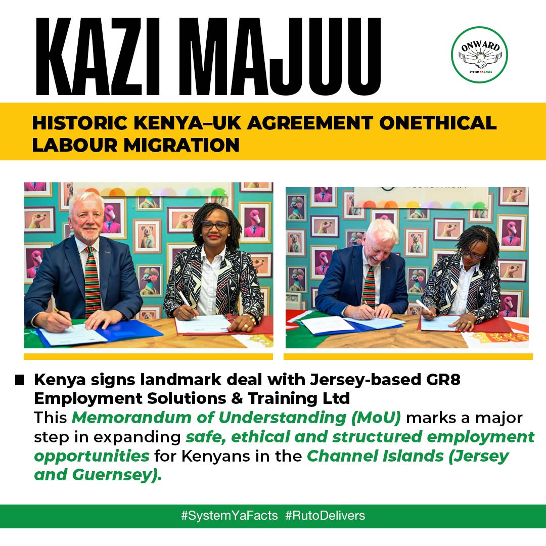 TheBoy__Wonder's tweet photo. The Kenya-UK agreement could become a blueprint for similar accords across Africa and Europe, demonstrating how ethical labour mobility can address unemployment and demographic challenges while respecting human rights.
 #kazimajuu https://t.co/GnTFOQNW1Y