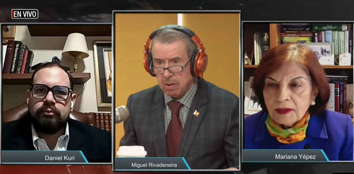 DemocraciaTVec's tweet photo. Dialogamos con la ex Fiscal #MarianaYépez
Dr. Daniel Kuri @Danku_G
Tema: Fiscal renuncia a sus funciones: Cuáles son los temas pendientes que deja.
Por @ExaFmEcuador Quito 92.5 FM Riobamba 89.7 FM Democracia 9 20AM
Mire Por
https://t.co/XqXQQS2lHh https://t.co/FeUNyYo8e1