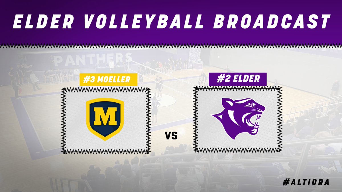 🎥🏐Watch Live
#2 Elder Volleyball vs #3 Moeller | Regional Semifinal
EHSports.com/live
#Altiora