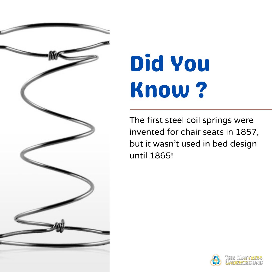 TMU_Underground's tweet photo. Do you like your mattress with or without innersprings? #MattressUnderground #Innersprings #MattressTrivia https://t.co/06zaCBTwP8