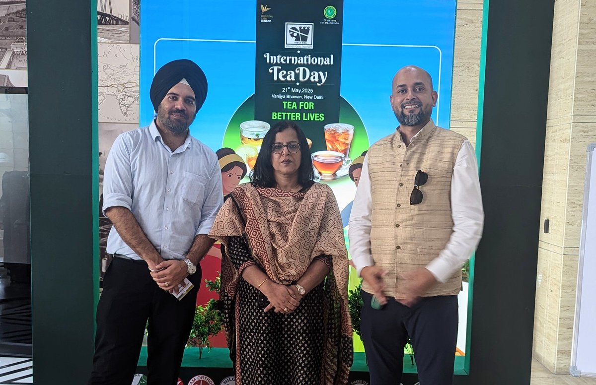 rituparnabhuyan's tweet image. Busting a myth on #InternationalTeaDay 

Tea consumption in #India is not declining 

Sip Away .. one cup at a time 
#TasteOfTogetherness
#WahTaj
@teaboardofindia