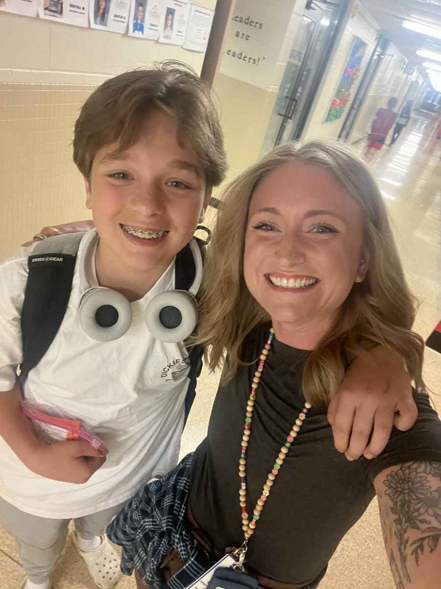Bright spot in my morning with this visitor!!! Best of luck to this former <a href="/WESOwls/">WES Owls</a> as he goes on to high school next year! Once an owl, always an owl ❤️🦉