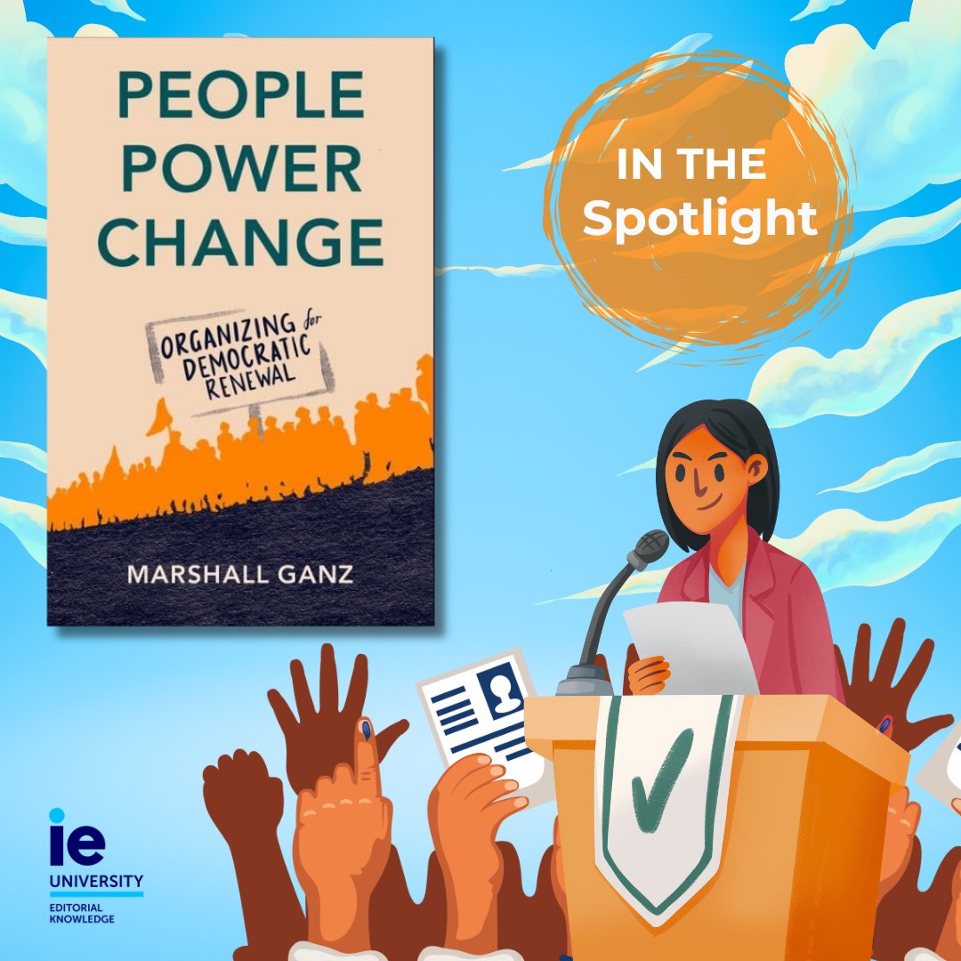 This week People, Power, Change is 🌟In the Spotlight🌟
Marshall Ganz details a lifetime of community-based organizing into a guide for leading meaningful change. 

To follow up, join him and Borja Santos, on May 22 at IE University’s Paper Pavilion.
🔗 e.cglink.me/2kb/r300377692