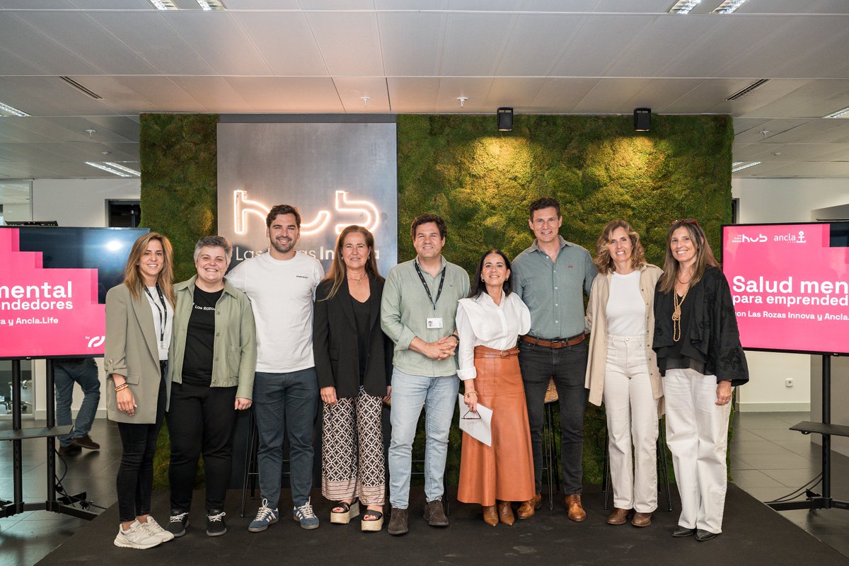 LasRozasInnova's tweet photo. #LasRozasInnova y @AnclaLife se unen para ayudar a los emprendedores de #LasRozas a prevenir el #estrés, ansiedad o #depresión.

👉 Iniciativa del Plan de #saludmental, que promueve el bienestar emocional en distintos ámbitos de actuación.

Más info🔗 https://t.co/gOV5Sn3IpR https://t.co/GxeYPyu5SV