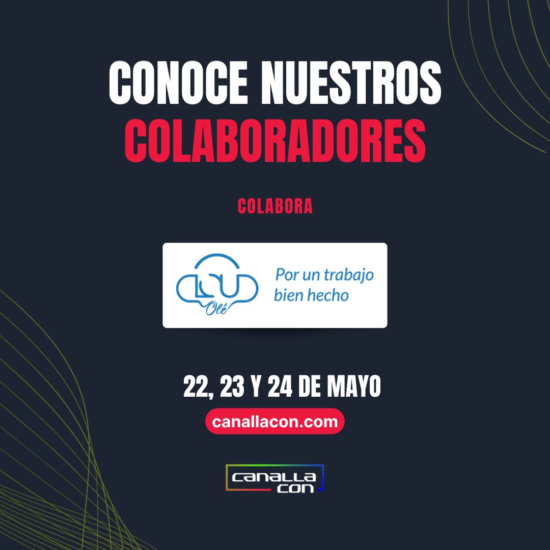 🎉 ¡CloudOlé patrocina las #CanallaCon!
Expertos en nube, amigos de la comunidad… y ahora también parte de esta gran liada tecnológica 😏☁️

¡Gracias por subirte al barco, <a href="/CloudyOle/">Cloud y Olé</a> 
#CloudOlé #CanallaCon #patrocinador #TechCommunity
