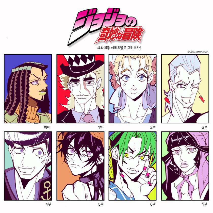 죠죠최애표🌟#JJBA