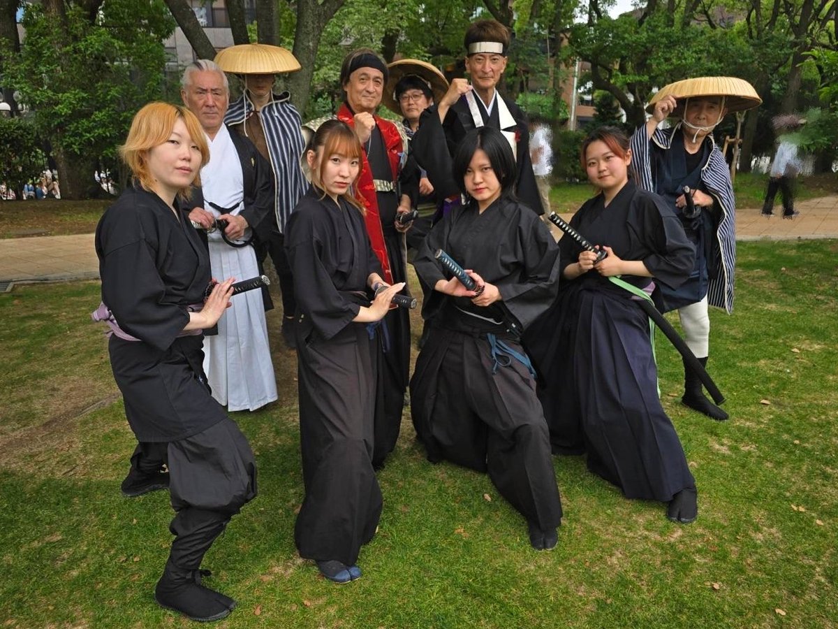 5月18日(日)
神戸まつり
殺陣ショー
ありがとうございました！

またやりたいな
もっと稽古頑張るぞー

#神戸まつり
#神戸まつり2025