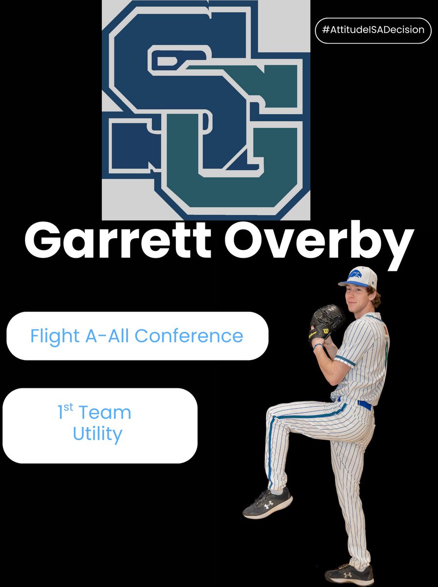 STG_Baseball's tweet photo. STG Baseball would like to recognize senior, Garrett Overby, and his first team all-conference recognition A🔷D https://t.co/UvhvoN6sDV