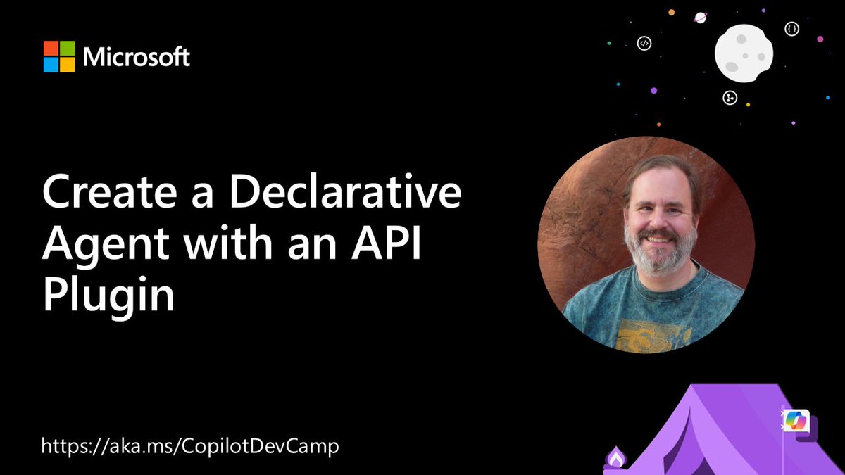 💡 Build a Declarative Agent with an API Plugin for Microsoft 365 Copilot!

See how @bob1german uses Teams Toolkit, Azure Functions, and Entra ID-secured APIs to connect Copilot to external data.

📺 msft.it/6016SdtJe

#Microsoft365Dev #Copilot #Agent