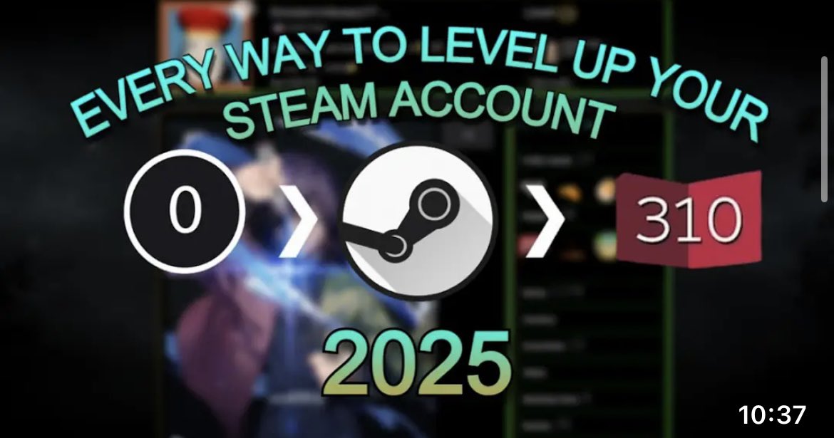 ThePondxShop's tweet photo. Want to know every single way to level up your steam account in 2025?
Check out the video below for all the steps:

https://t.co/ZHQcQy4v4P

#steam #steamkey #steamlevels #game #gaming #video #youtube #youtuber #content #contentcreator #levelup #subscribe #share #follow #like https://t.co/eikhE8uCo5
