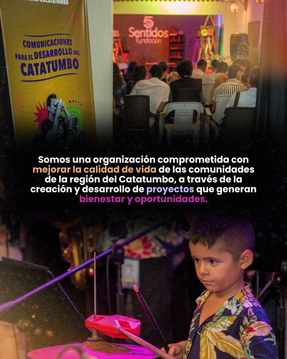 FCincoSentidos's tweet photo. Somos la Fundación 5 Sentidos, una organización sin ánimo de lucro, dedicada a transformar vidas a través de proyectos sociales, culturales, ambientales, turísticos, y agropecuarios, en Ocaña y la región del Catatumbo. 🖐️🕊️🎨🎶

#proyectos #fundación #colombia #catatumbo #ocaña https://t.co/wJqNv95rWs