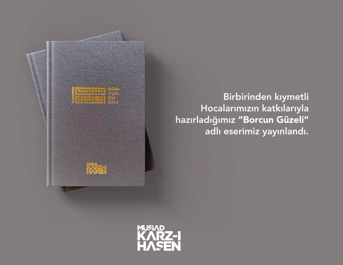 Birbirinden kıymetli hocalarımızın katkılarıyla hazırladığımız “Borcun Güzeli” adlı eserimiz yayınlandı.