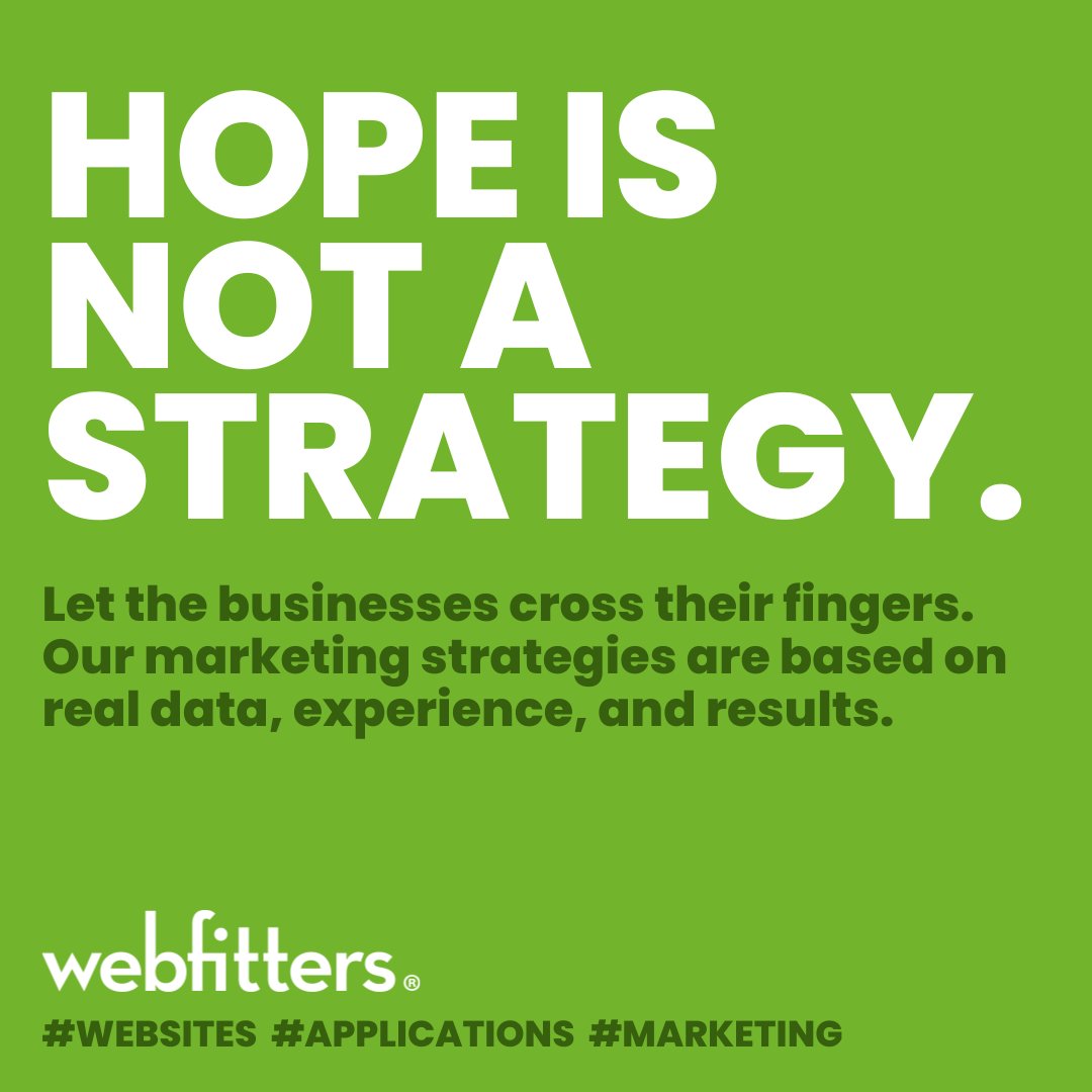 WebfittersTeam's tweet photo. 73% of small business owners aren’t confident their marketing will hit the mark. Hope isn’t a strategy—and guessing won’t grow your business. Real results come from data + strategy. Ready to market smarter? Let’s chat: https://t.co/LoNPPYwRRC https://t.co/WGqXcv1bqE