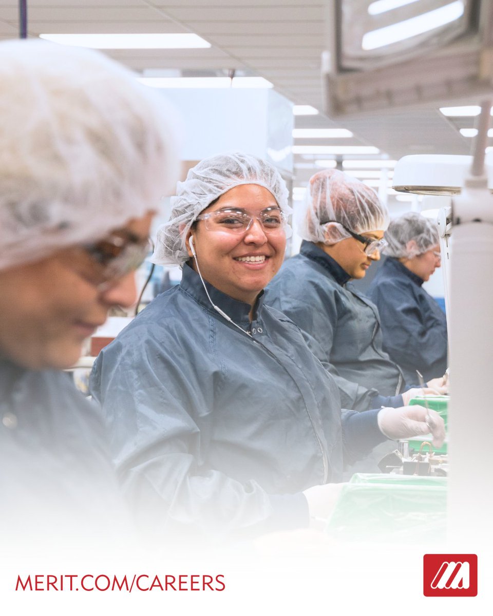 Intense. Fun. Results-driven. Team-oriented.

We’re driven to create something special through the medical devices we build. Does that speak to you? Browse open positions and start your career with us today: merit.com/careers/