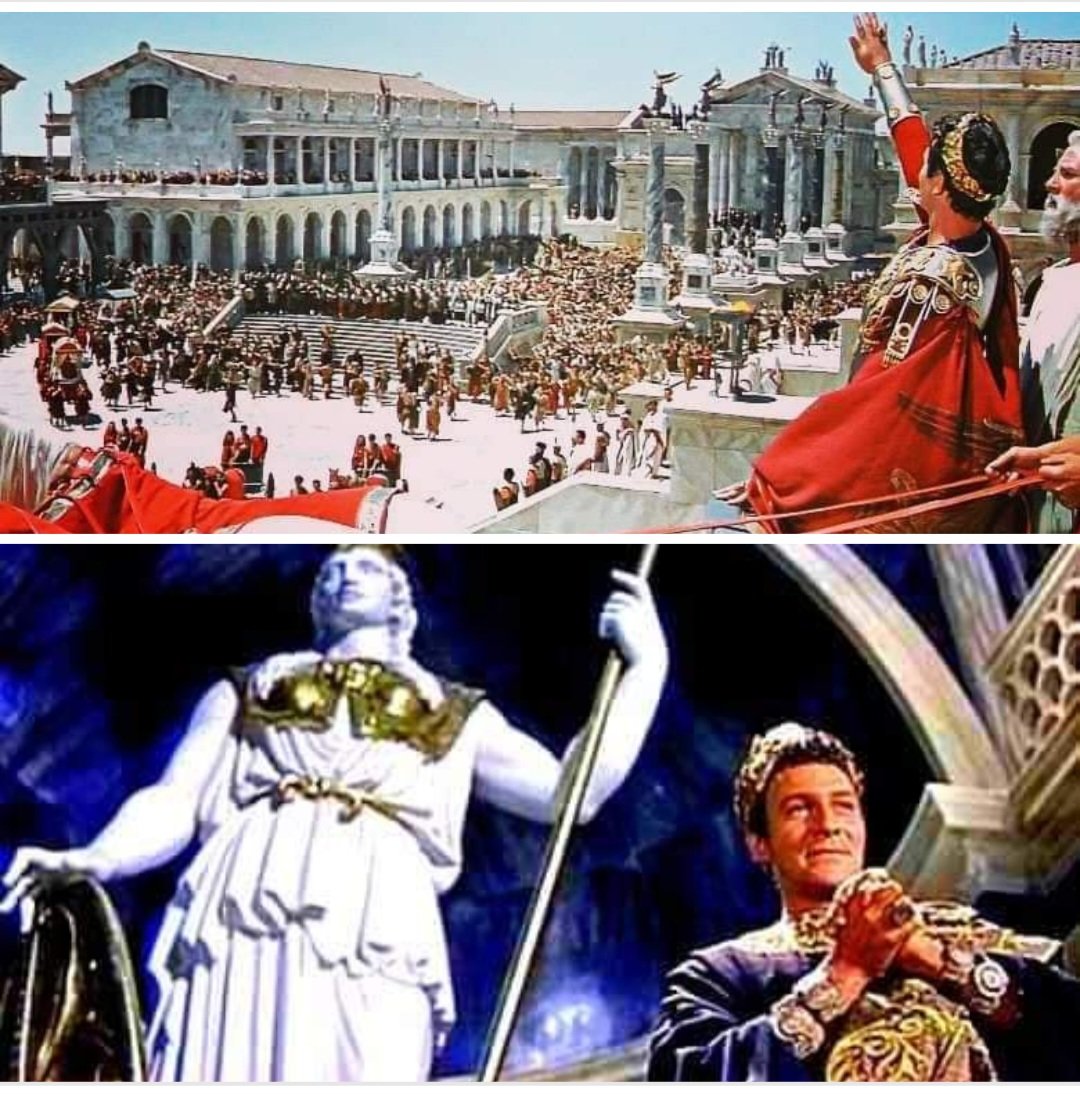 antinousgaygod's tweet photo. 🪷 31 Dec 192 AD #Commodus was strangled to death by his wrestling mate Narcissus at the baths. So ended #Hadrian's #Antonine Dynasty. #ChristopherPlummer starred in #falloftheromanempire. The Rome Forum movie set was built on a plain in Spain. Watch: https://t.co/8qCcol3IWv 🪷 https://t.co/ykEoMplNGx