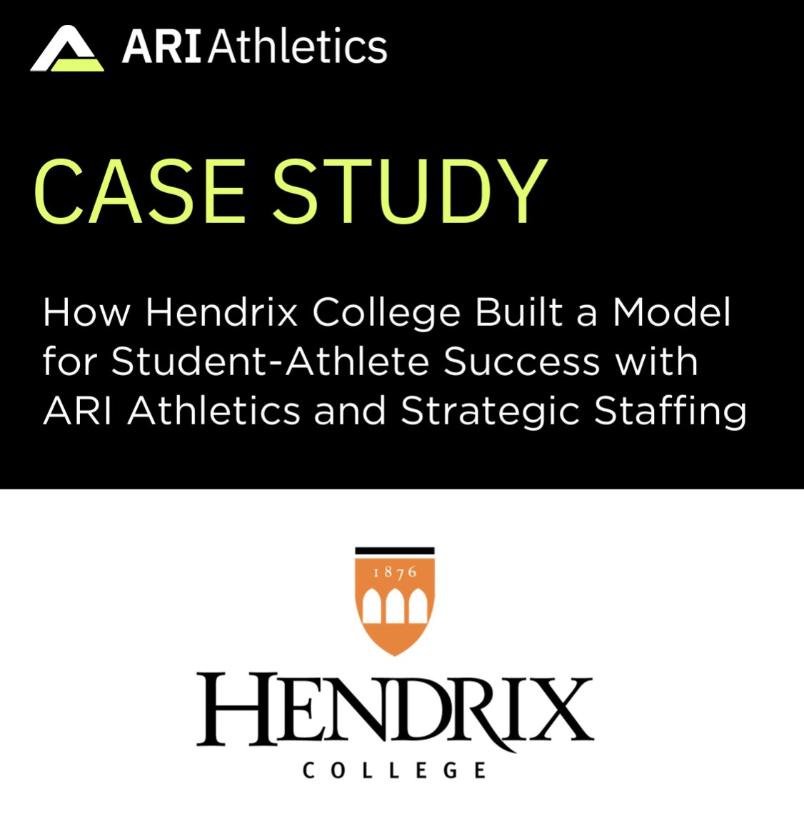 ARI Athletics (@_ariathletics) on Twitter photo Excited to share our new case study on Hendrix College's innovative approach to Student-Athlete Recruiting and Retention! By deploying <a href="/Jennpmckenzie/">Jenn McKenzie</a> in the newly created role of Coordinator of Athletic Recruiting & Retention and leveraging the <a href="/_ariathletics/">ARI Athletics</a> CRM, integrated in Excited to share our new case study on Hendrix College's innovative approach to Student-Athlete Recruiting and Retention! By deploying <a href="/Jennpmckenzie/">Jenn McKenzie</a> in the newly created role of Coordinator of Athletic Recruiting & Retention and leveraging the <a href="/_ariathletics/">ARI Athletics</a> CRM, integrated in