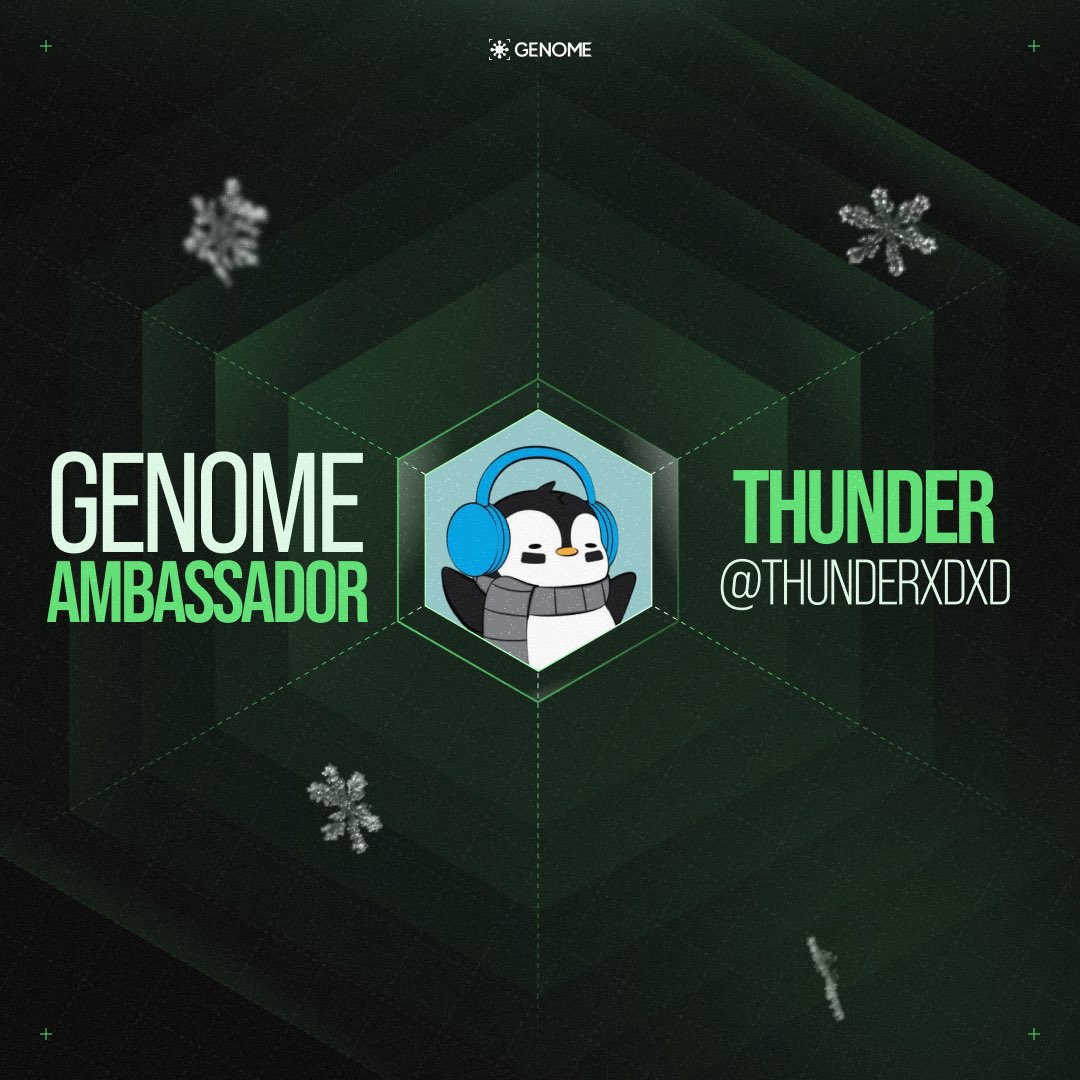 THUNDER⚡️ (@thunderxdxd) on Twitter photo Glad to be on GENOME AMBASSADOR GUILD PROGRAM!
⥲ Genome NFTs Genesis coming very soon.
⥲ 888 only supply
⥲ $NOME token 
thank you <a href="/JasoNFT_/">Jason 💪 powerlifter.eth</a> for the great opportunity & believe on me.⚡️ Glad to be on GENOME AMBASSADOR GUILD PROGRAM!
⥲ Genome NFTs Genesis coming very soon.
⥲ 888 only supply
⥲ $NOME token 
thank you <a href="/JasoNFT_/">Jason 💪 powerlifter.eth</a> for the great opportunity & believe on me.⚡️