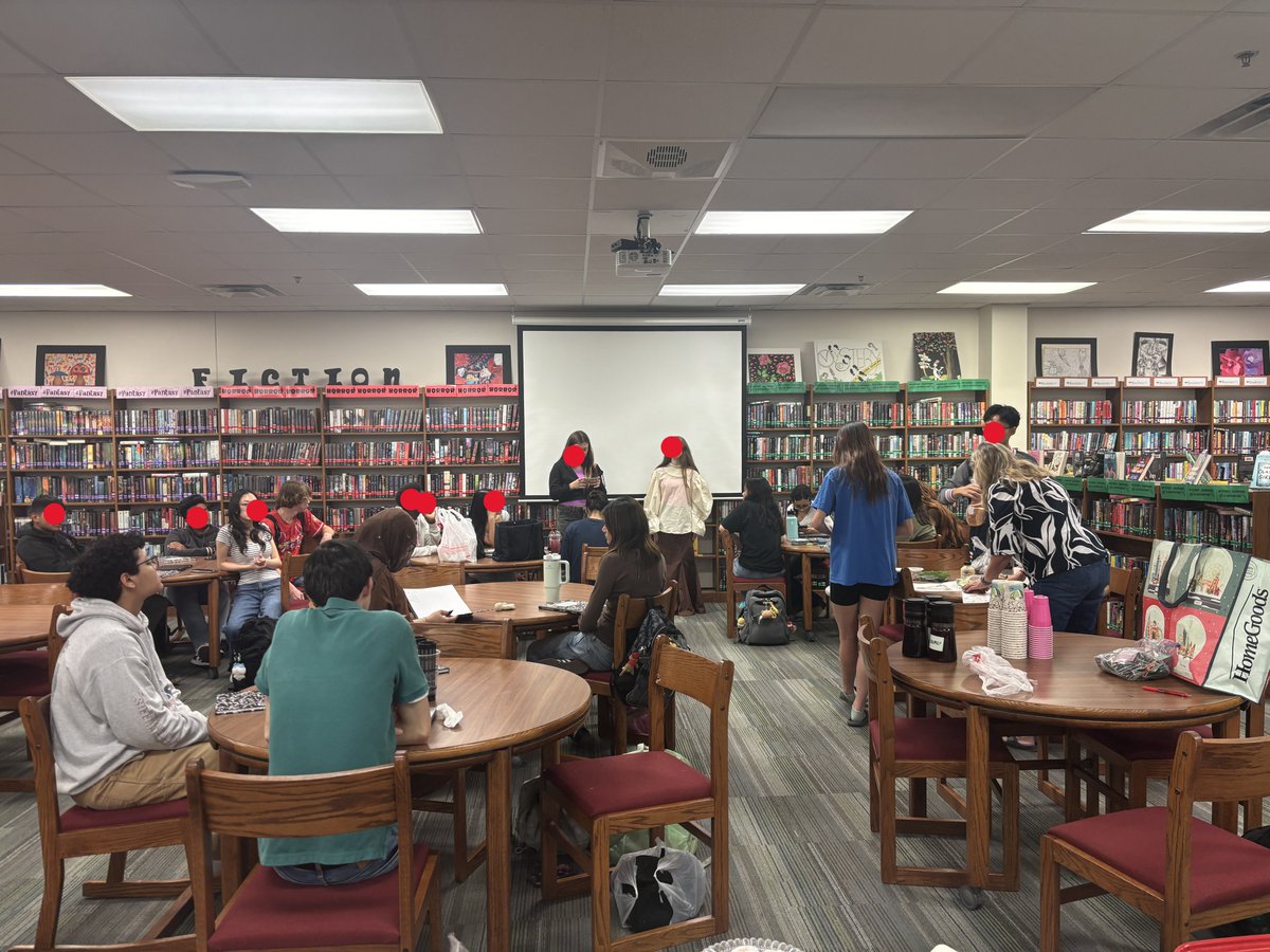 NGRaiderLibrary's tweet image. Also on Monday, Ms. Aston&apos;s AP Euro students had final presentations &amp;amp; they ROCKED it! So many unique presentations: royal family tree, Hamilton parody &amp;amp; a @Jeopardy game! Students had fun celebrating what they learned this year! @NGHS_Raiders @gisdnews @GISDREADS @SereneD15