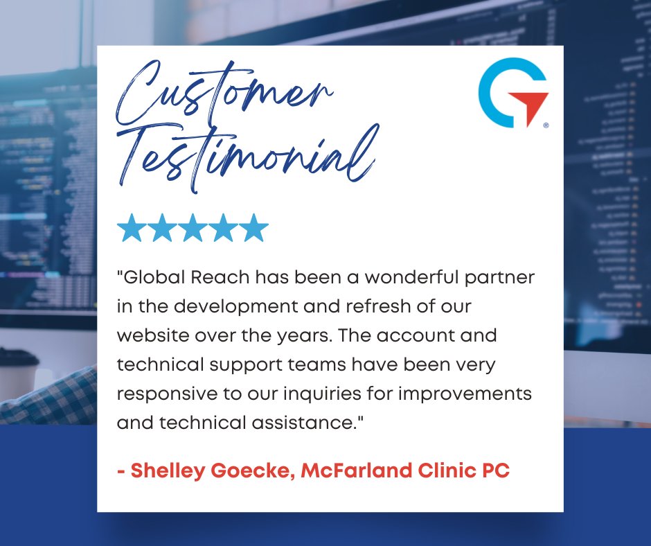 GlobalReach's tweet photo. Thank you, clients, for choosing us to be part of your journey!❤️

If we have had the pleasure of working with you, we’d love to hear from you too! Leave us a review and let us know how we did: https://t.co/g8ih5HUEw3 https://t.co/PgLwD83New