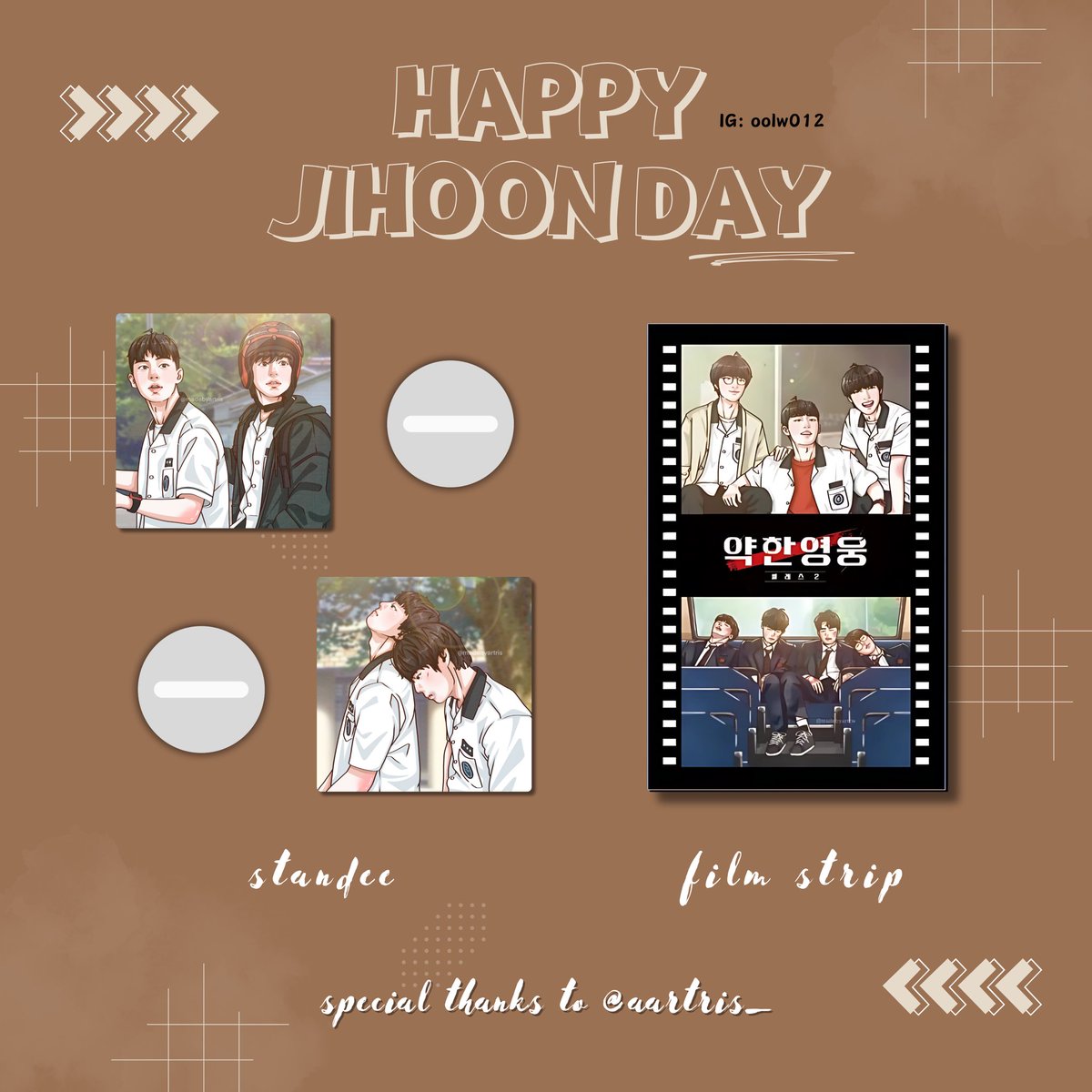 oolw012's tweet photo. 𝟮𝟬𝟮𝟱 박지훈 𝗕-𝗗𝗔𝗬 𝗘𝗩𝗘𝗡𝗧 𝗶𝗻 𝗧𝗮𝗶𝘄𝗮𝗻
@𝗼𝗼𝗹𝘄𝟬𝟭𝟮 𝘅 @𝗮𝗮��𝘁𝗿𝗶𝘀_

ɢɪᴠᴇᴀᴡᴀʏ ꜰᴏʀ ᴘᴀʀᴋᴊɪʜᴏᴏɴ
📅𝟤𝟢𝟤𝟧.𝟢𝟧.𝟤𝟫 (ᴛʜᴜ) ~
📍ᴛᴀɪᴘᴇɪ/ᴛᴀᴏʏᴜᴀɴ/ᴛᴀɪᴄʜᴜɴɢ
📍ᴛᴀɪɴᴀɴ/ᴋᴀᴏʜꜱɪᴜɴɢ

#PARKJIHOON #박지훈 #HappyJihoonDay https://t.co/SbXP81UP9b