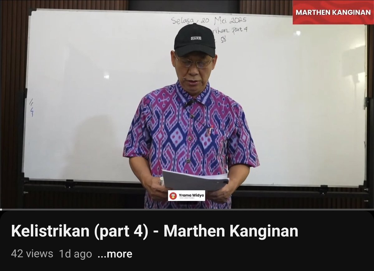 Penulis buku fisika yang soalnya paling sulit seantero nusantara punya channel Youtube