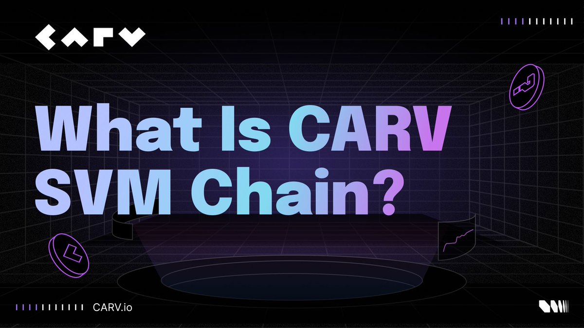 Live and evolving: CARV SVM Chain is redefining infrastructure for AI agents — built with privacy, speed, and trust in mind; a next-gen infrastructure built to power autonomous AI agents with privacy, scalability, and verifiable execution at its core. Here’s how we’re shaping the