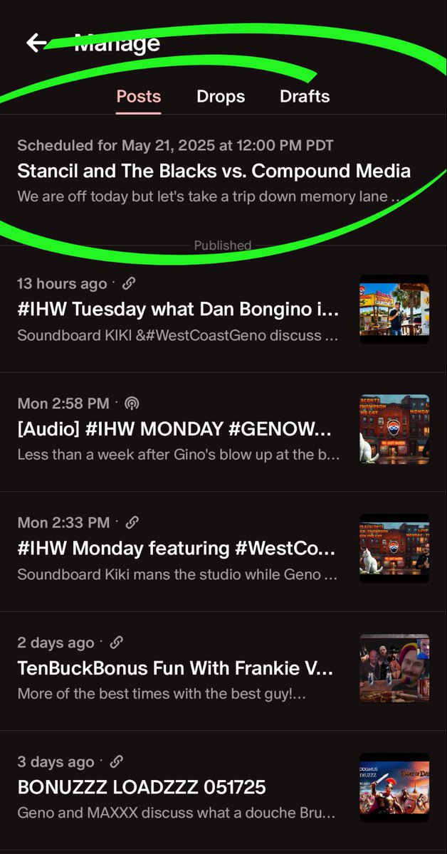 5:30 a.m. in LA heading to the set... (Hope I remember BOTH lines)  No live show today but the <a href="/ihwshow/">Not Geno</a> staff (Rich O) has this compilation dropping at 3 for the <a href="/Patreon/">Patreon</a>!   
<a href="/StancilJim/">Jim Stancil</a> #Wednesday
patreon.com/InHotWater