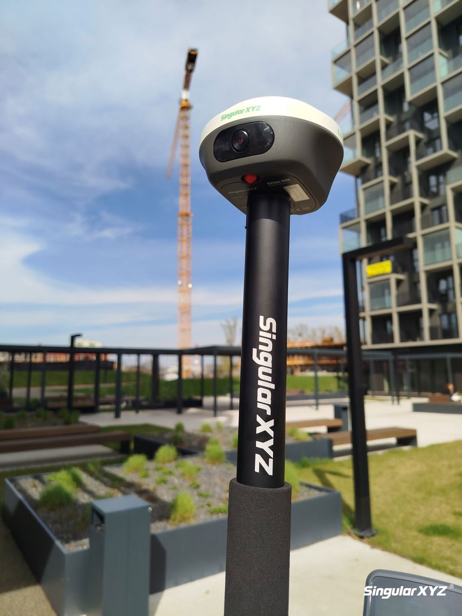 singularxyz's tweet photo. Kicking off today’s site work with the Orion ONE GNSS receiver 📍
From high-rise layouts to tight urban corners, its AR visual stakeout and laser measurement features help you find what to stakeout and measure what you see - fast and accurate.
#GIS #geospatial #RTK #surveyor #GPS https://t.co/M8HqBlvi9H