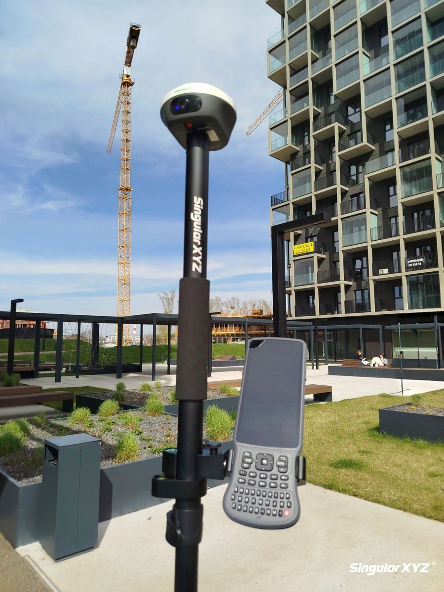 singularxyz's tweet photo. Kicking off today’s site work with the Orion ONE GNSS receiver 📍
From high-rise layouts to tight urban corners, its AR visual stakeout and laser measurement features help you find what to stakeout and measure what you see - fast and accurate.
#GIS #geospatial #RTK #surveyor #GPS https://t.co/M8HqBlvi9H