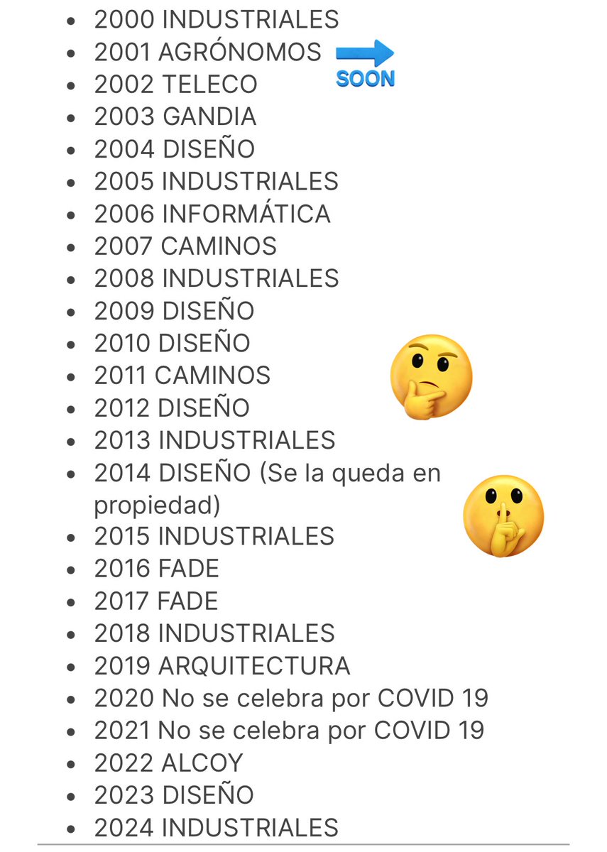 🚨Mañana tenemos una cita con la historia 🔊

Industriales??? 🤔🤔 Diseño??? 🙄🙄

🥱🥱🫩🥱 ABURRE 😴😴😴😴

Hay 🌱BROTES VERDES 🌱

⏰tic tac⏰