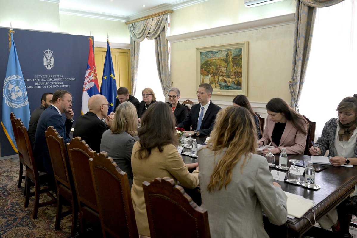 Марко Ђурић (@markodjuric) on Twitter photo During today’s conversation with <a href="/UN/">United Nations</a> High Commissioner for Human Rights <a href="/volker_turk/">Volker Türk</a>, I underscored that #Serbia firmly supports the work of <a href="/UNHumanRights/">UN Human Rights</a>, its integrity and independence within the #UnitedNations system, and continues to engage in constructive cooperation with During today’s conversation with <a href="/UN/">United Nations</a> High Commissioner for Human Rights <a href="/volker_turk/">Volker Türk</a>, I underscored that #Serbia firmly supports the work of <a href="/UNHumanRights/">UN Human Rights</a>, its integrity and independence within the #UnitedNations system, and continues to engage in constructive cooperation with