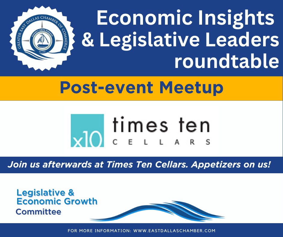 Join us for "A Conversation with the Inspector General" featuring Bart Bevers, Dallas' first-ever Inspector General.  Registration appreciated:
\business.eastdallaschamber.com/.../OOF8vKgUaC…
#GEDCC #DallasChamber #EastDallasEvents #InspectorGeneral #EthicsInGovernment #DallasLeadership