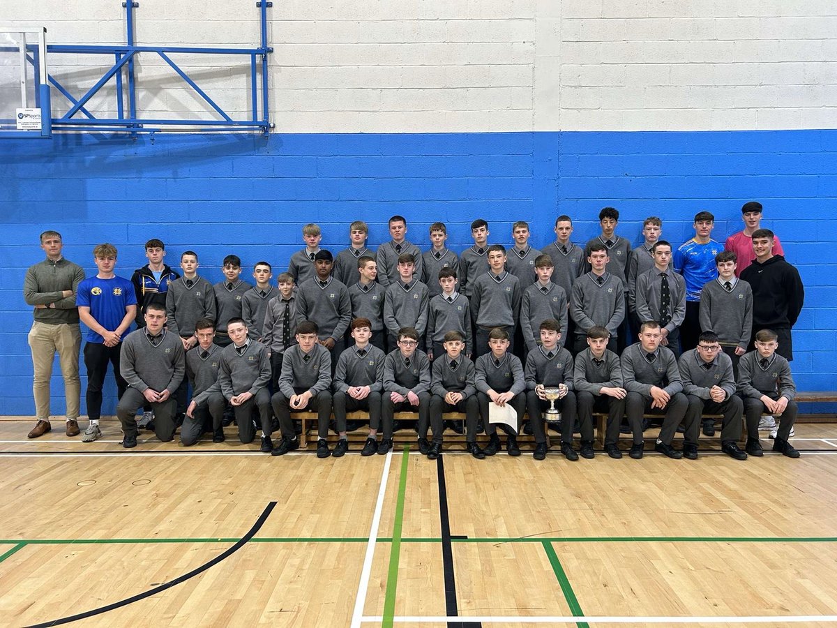 CollegeBenildus's tweet photo. Today, we hosted the GAA All Stars Awards.  We also took the opportunity to present the Junior Football and 2nd Year Hurling Teams with their Leinster Medals won this year. Big thanks to past student and  Dublin Senior Footballer Theo Clancy for presenting the awards this morning https://t.co/akZ1VMxdSx