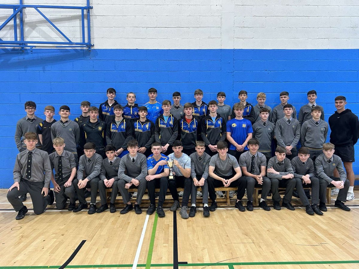 CollegeBenildus's tweet photo. Today, we hosted the GAA All Stars Awards.  We also took the opportunity to present the Junior Football and 2nd Year Hurling Teams with their Leinster Medals won this year. Big thanks to past student and  Dublin Senior Footballer Theo Clancy for presenting the awards this morning https://t.co/akZ1VMxdSx