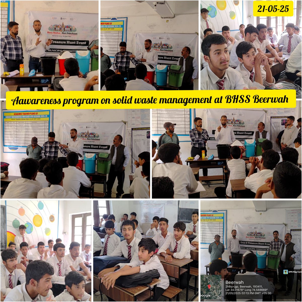 Today at BHSS Beerwah, I had the privilege of addressing students on scientific waste management aimed to inspire a shift in mindset and behavior, focusing on proper collection, effective segregation, and responsible treatment, ultimately leading to safe disposal. 
<a href="/DrGnitoo/">Dr.GN Itoo</a>