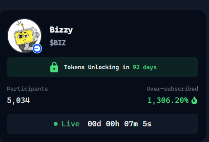 New day new 100x on <a href="/virtuals_io/">Virtuals Protocol</a> protocol
Today token sale $BIZ easy profit for guys who farm it