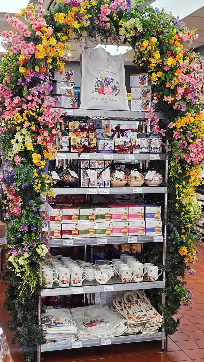 Heading to the RHS Chelsea Flower Show? Pop by Partridges and explore our iconic Chelsea Flower Collection — from floral tea and gin to confectionery and chinaware! Available in store and online.