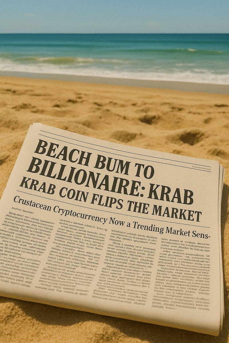 krabillion's tweet photo. Sands to Riches, join the journey with us.
Comment “🦀” for more info.

#CryptoNews #Coinbase #Bitcoin #Krabillion https://t.co/gRovugBls2