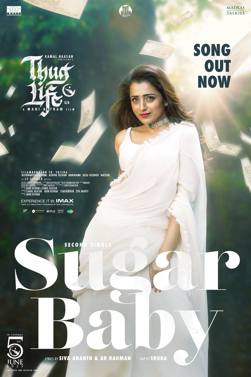 Red Giant Movies (@redgiantmovies_) on Twitter photo #SugarBaby Out Now
➡️ youtube.com/playlist?list=…
#ThuglifeAudioLaunch from May 24
#Thuglife
#ThuglifeFromJune5 #KamalHaasan #SilambarasanTR
#IMAX
A #ManiRatnam Film
An <a href="/arrahman/">A.R.Rahman</a> Musical
<a href="/ikamalhaasan/">Kamal Haasan</a> <a href="/SilambarasanTR_/">Silambarasan TR</a> #Mahendran <a href="/bagapath/">Siva Ananth</a> <a href="/trishtrashers/">Trish</a> <a href="/AishuL_/">Aishu__</a> <a href="/AshokSelvan/">Ashok Selvan</a> #SugarBaby Out Now
➡️ youtube.com/playlist?list=…
#ThuglifeAudioLaunch from May 24
#Thuglife
#ThuglifeFromJune5 #KamalHaasan #SilambarasanTR
#IMAX
A #ManiRatnam Film
An <a href="/arrahman/">A.R.Rahman</a> Musical
<a href="/ikamalhaasan/">Kamal Haasan</a> <a href="/SilambarasanTR_/">Silambarasan TR</a> #Mahendran <a href="/bagapath/">Siva Ananth</a> <a href="/trishtrashers/">Trish</a> <a href="/AishuL_/">Aishu__</a> <a href="/AshokSelvan/">Ashok Selvan</a>