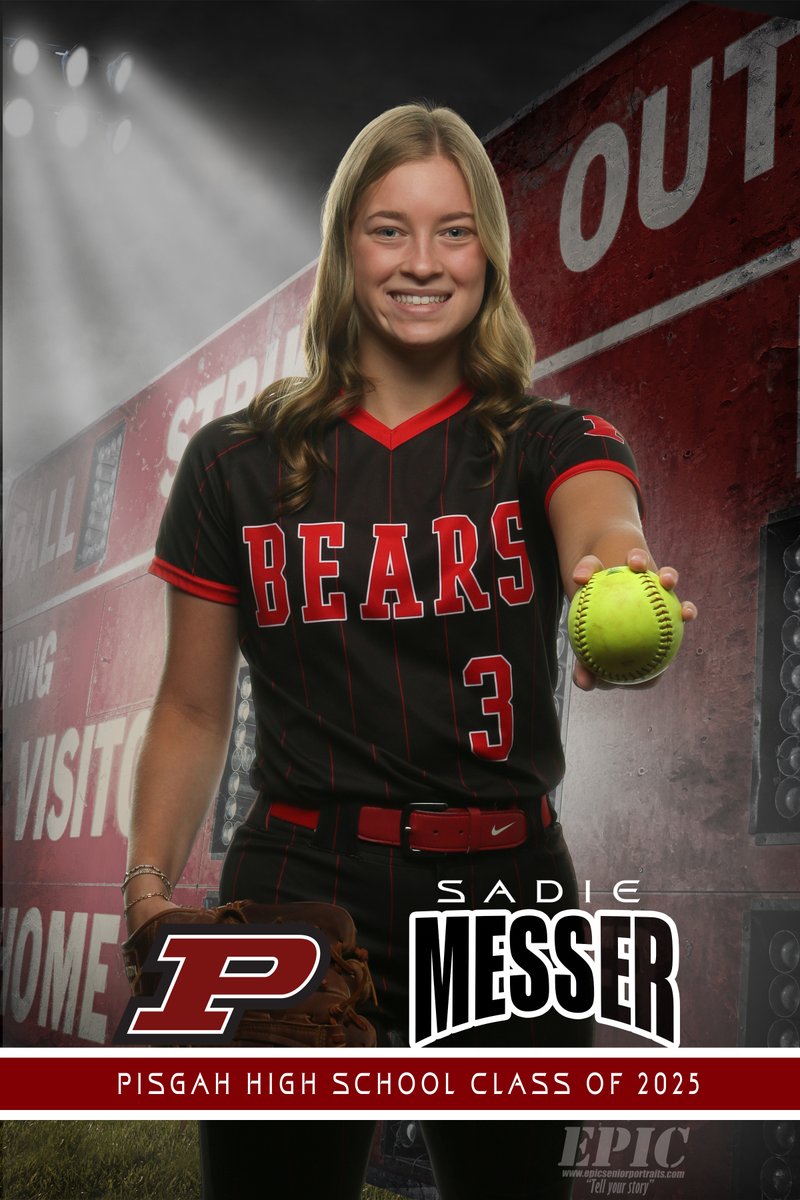 wncfastpitch's tweet image. Led by Senior Pitcher and @caldwell_cobras commit @SadieMesser23, the Pisgah Bears finished as the Citizen-Times #3-Ranked team in Western North Carolina.